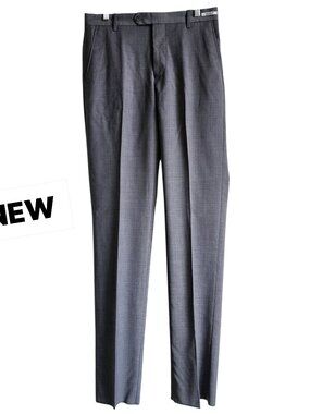 31 Gray Pants Jos A Bank 1905 Dress Pant Wool Blend Regular Rise Trousers New Sz